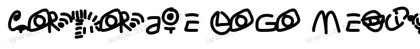 Corporate Logo Mediu字体转换